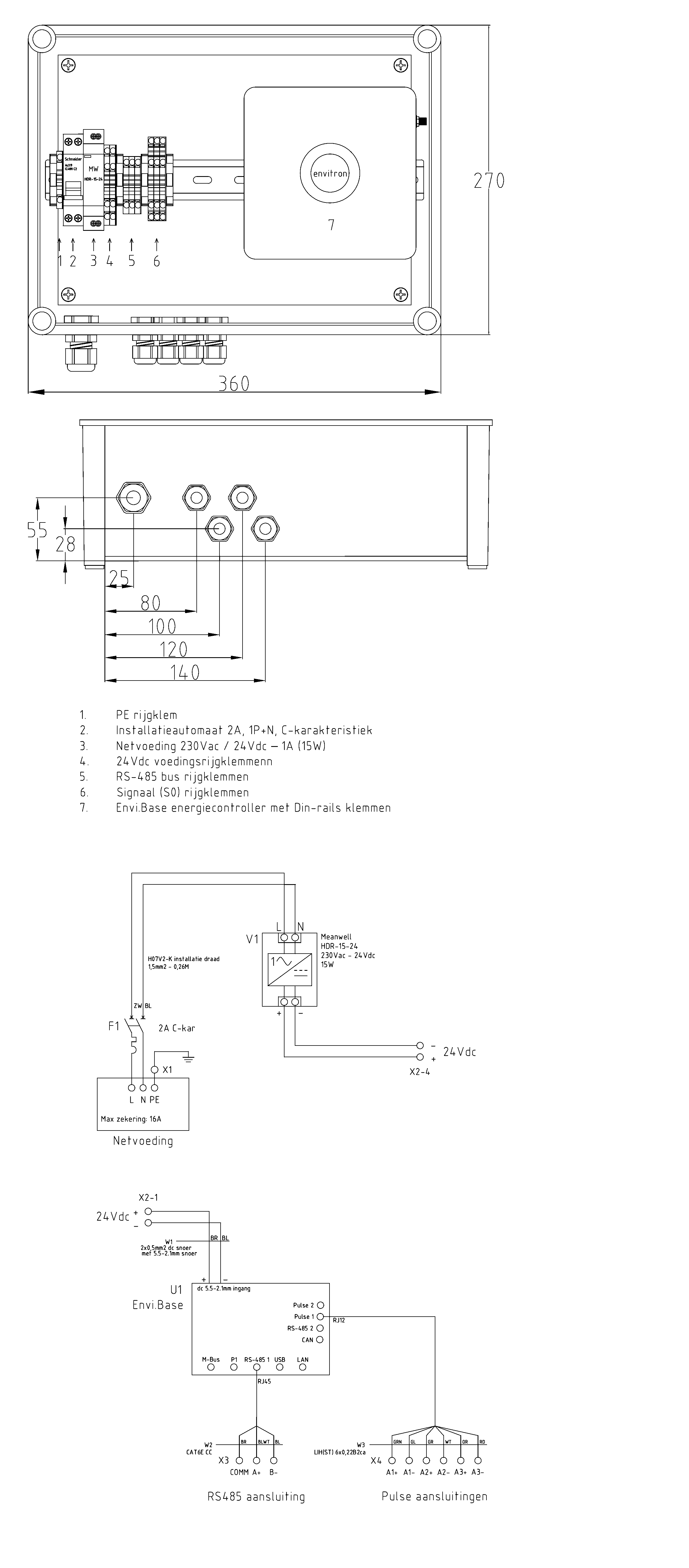 Installatie kast 360x270