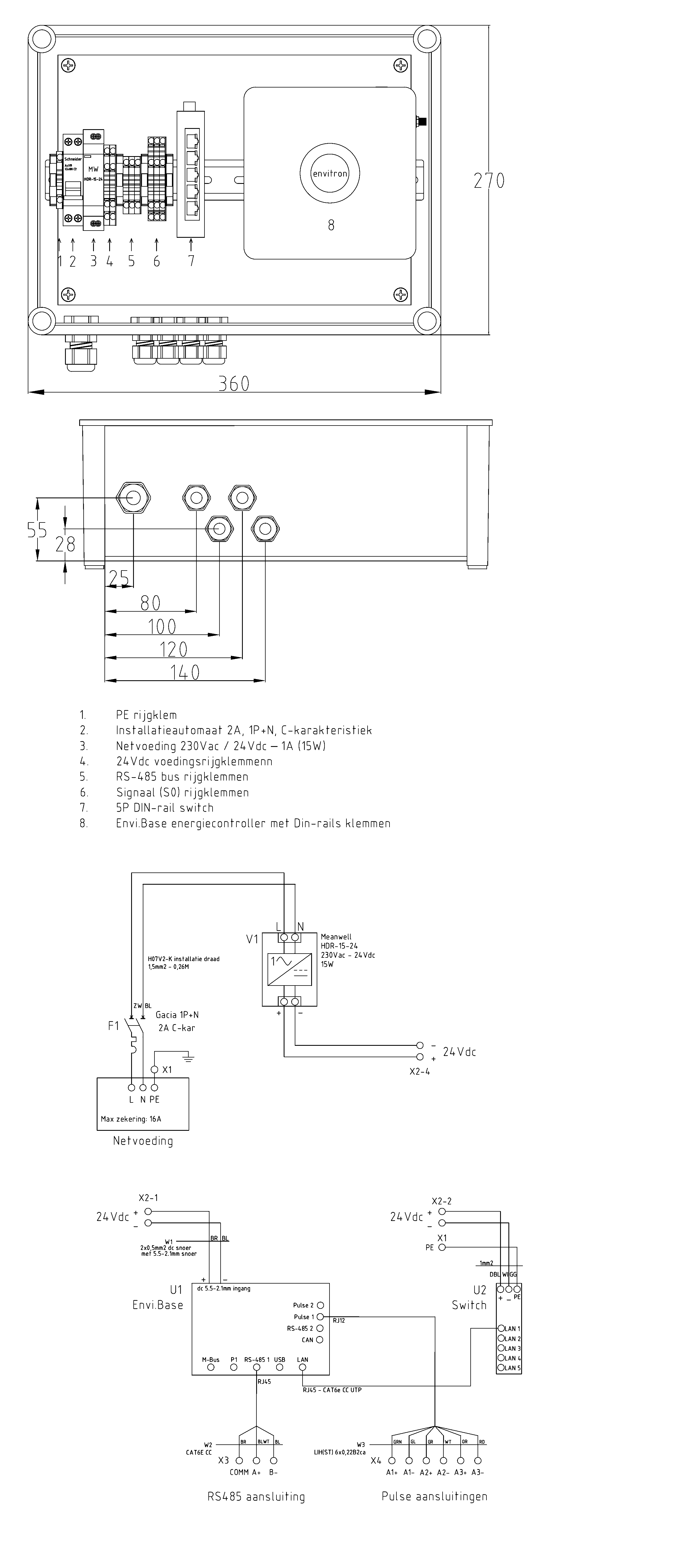 Distribution cabinet 360x270