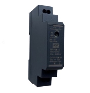 DIN-rail voeding 15Vdc/15W